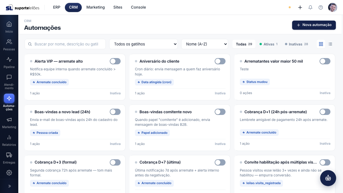 Automações