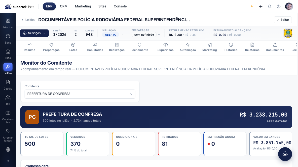 Monitor do comitente